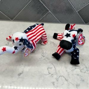 Leftie and Rightie 2000 Beanie Babies